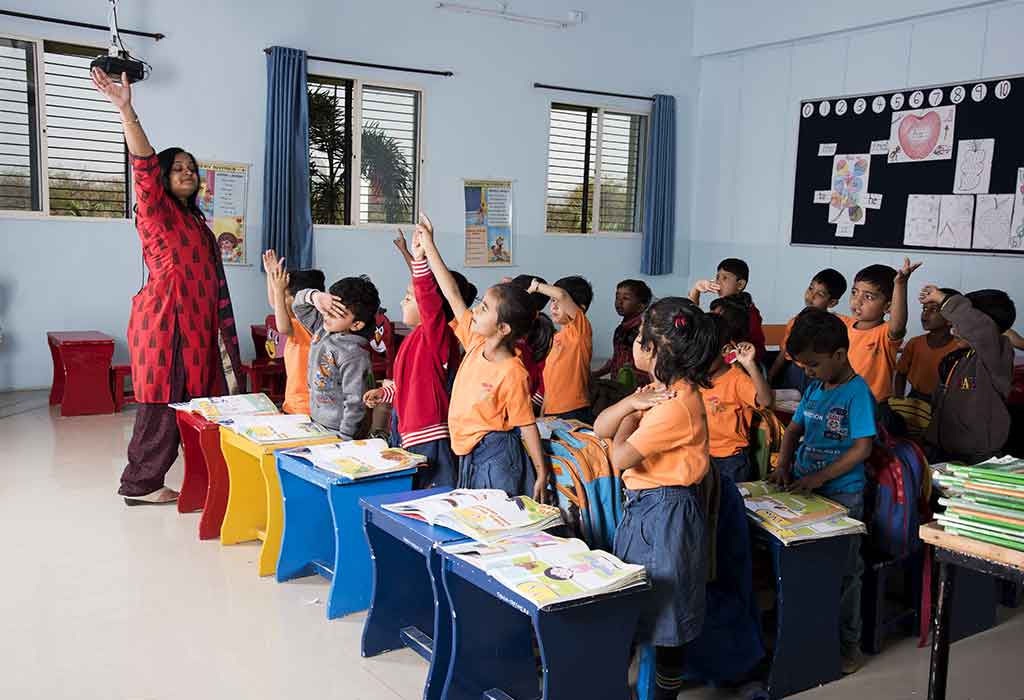 Students engaged in activity