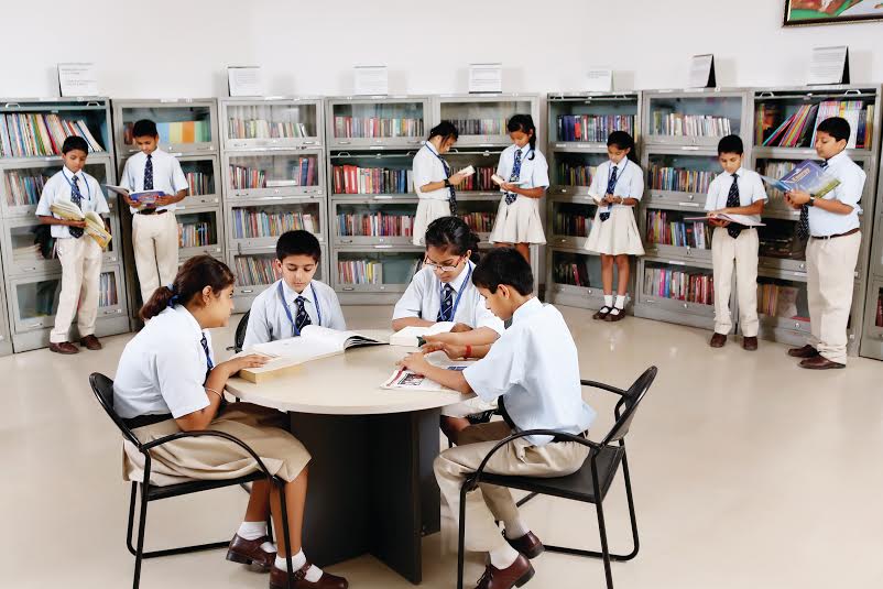 Modern school library