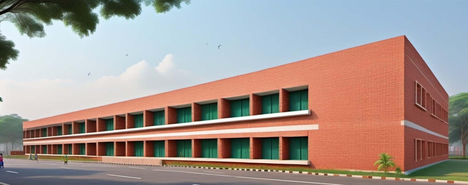 Modern School Building