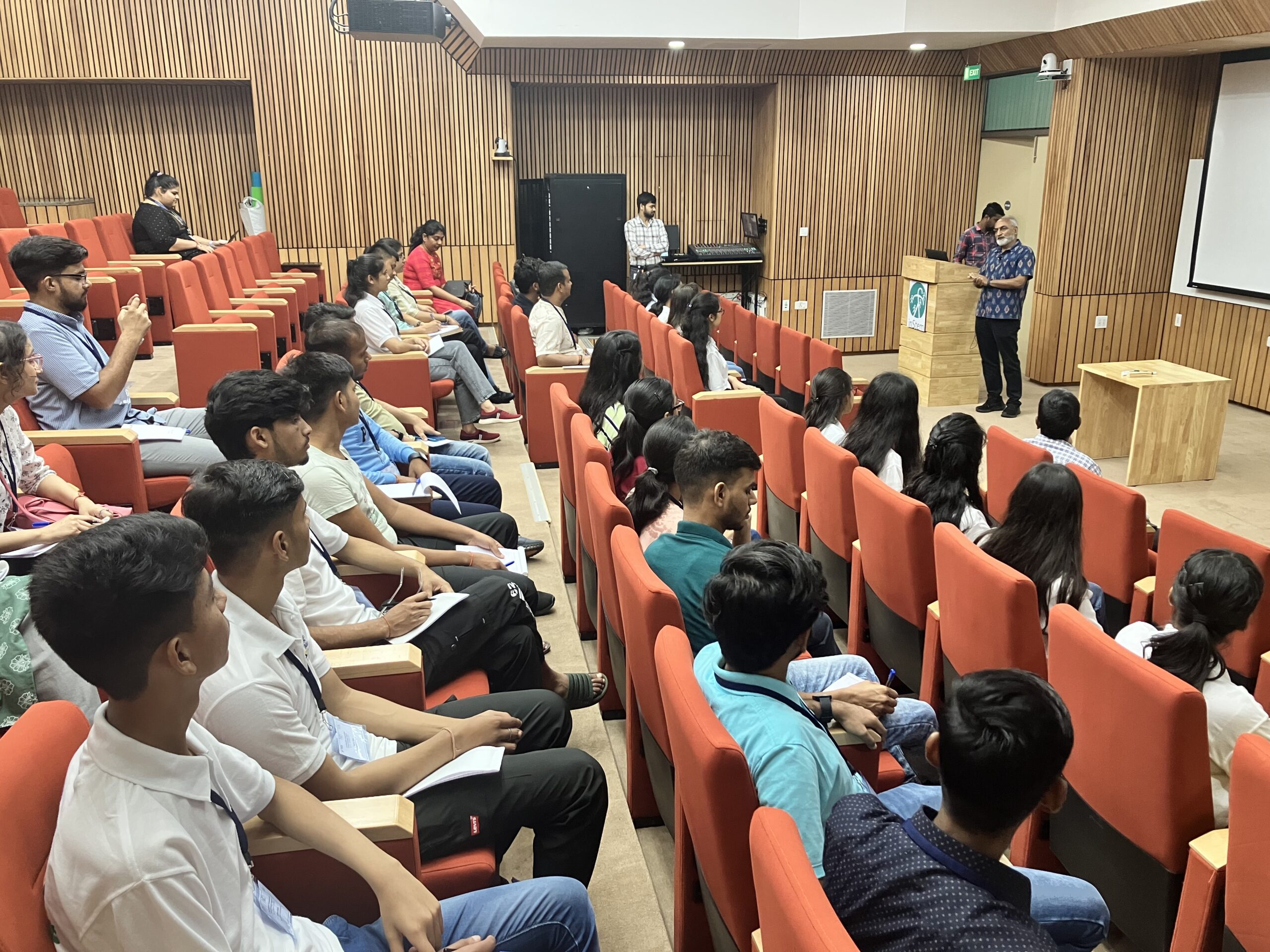 Students engaging in a global exchange program